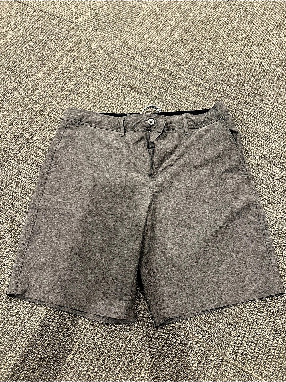 Goodfellow & Co Men's Hybrid Swim Shorts Gray Waist 32
